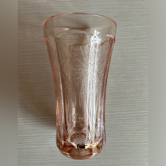 4 Indiana Depression Glass Pink Tumblers - Picture 5 of 6